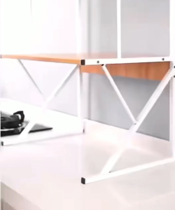 Microwave oven rack  printer rack  wooden kitchen rack  multi functional storage rack