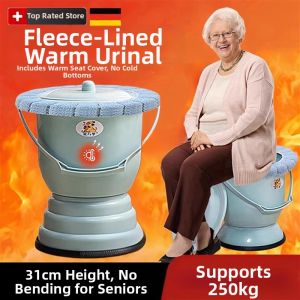 KNOLIEV | Night Use Toilet Bucket for Seniors and Pregnant Women