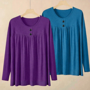 Lieoyuarn | Comfortable Loose Tshirt for Elderly Women