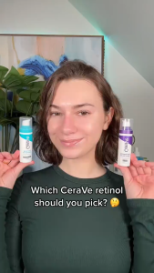 CeraVe Facial Serum 30ml Resurfacing Retinol/Hydrating Hyaluronic Acid/Skin Renewing-For Post-Acne Skin