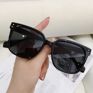 White Womens Sunglasses UV Protection Fashionable Face Slimming Large Frame round Face Suitable Anti Ultraviolet Sun Glasses