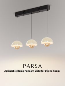 PARSA | Creative Cream Colored Bud Designer Modern Island/Bar Pendant Light