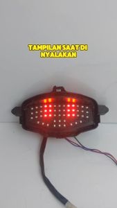 Lampu Rem LED New CBR 150R 8 Dan 10 Mode Running Mode Running Auto Manual Lampu Stoplamp Variasi