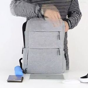 กระเป๋าเป้ กระเป๋าใบเล็ก Set 3ใบ (สีดำเทา)