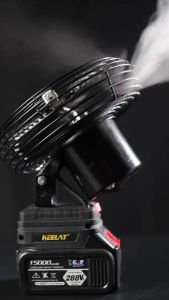 8 Inch Portable Camping Fan Cordless Rechargeable Fan Kipas Bateri Tahan Lama Mini Fan Battery Outdoor