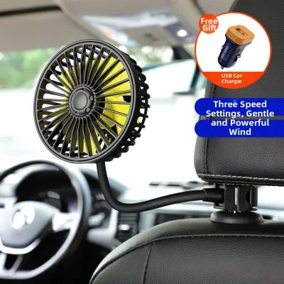 ZUNYI | Powerful Dual Head USB Car Fan 12v