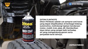Diton Flintkote Anti Rust Undercoat Anti Karat Spray Paint 300ml