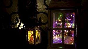 HOMEKING | Lampu Raya Copper Outdoor Solar Fairy Light 12M 100LED 22M 200LED 32M 300LED Pelita Raya LED String Lamps Garden Decorative Waterproof RGB Light