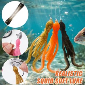 TPE-material Artificial Squid Lure Premium Soft Octopus Swimbait High Elastic Bite-Resistant Fishing Lure