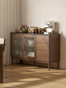 WEISHA | Retro Solid Wood Sideboard