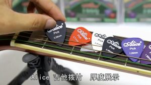 PLAYOU Multicolor Guitar Picks 24 Pieces ABS Premium Plastic Guitar Picks for Acoustic Electric Guitars Bass Or Ukulele