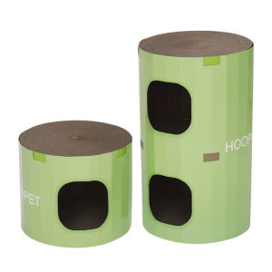 HOOPET | Durable Flake-Resistant Double Layer Round Cat Scratcher