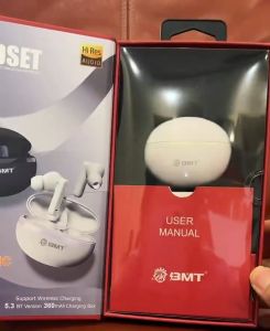 BMT-B550 Wireless Earbuds Bluetooth Earphone BT 5.2 Anc Noise Cancelling with Inductive Charging Box Touch Sensor Waterproof Headphones Earbuds In-Ear Headset.