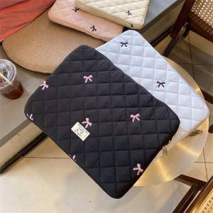 Portable Cute Girls 14 Inch Laptop Bag Computer Case Tablet Compatible Macbook Apple Notebook Organizer Bag