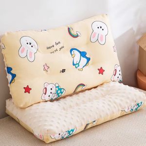 Cartoon Cotton Baby Protection Pillow Boys Girls Sleeping Pillow Kids Head Pillow Both Sides Available