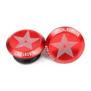 2pcs Bike Handlebar End Cap Aluminum Alloy Bike Handlebar End Cap For Inner Diameter 15-20mm Handlebar Cycling Bicycle Parts