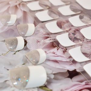 Toenail UV Semi Cured Wraps Fashion Color Long Lasting Full Cover Nail Gel Sticker Manicure Nail Sticker Press On Nail