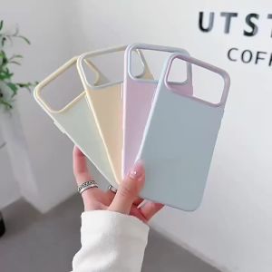 TAOYUNXI | Macaron Colors Phone Case For iPhone 17 Pro Max 17 16 15 13 14 Silicone For iPhone 12 ProMax Capinha Caha Shockproof Cover Funda