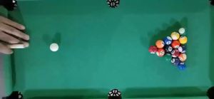 Tabletop Pool Table Billiard 69cmx37cmx58cm