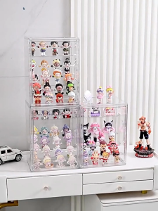 กล่องใส่ art toy กล่องใส่โมเดล กล่องอะคริลิคใส ตู้ใส่โมเดล กล่องใส่ตุ๊กตาแบบใส พลาสติกอย่างดี มีหลายขนาด วางซ้อนได้