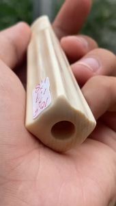 pipa gading gg lokal asli 10cm kotak blimbing bening mulus