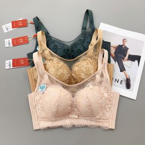 เซ็กซี่ ลูกไม้ บราไร้สายบาง ผู้หญิง ชุดชั้นในเต็มคัพ ไม่มีสาย ธรรมชาติกําลังมองหาหญิงสาวป้องกันการหย่อนคล้อยโดยไม่ต้องแหวนเหล็ก