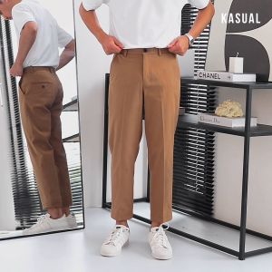Kasual Essential Ankle Chino Pants Coffee