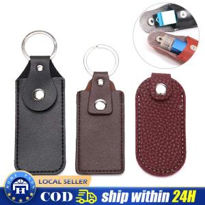 【Local Delivery】 Leather Usb Case Protective Cover Bag Portable Pocket Key Ring for  Usb Flash Drive CYB-Usb-Protective-Pocket