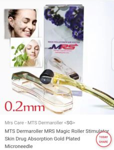 Roller Skincare Gold Titanium 0.2mm-0.5mm MRS Korea