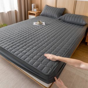 Cotton-padded Washable Cotton Bed Skirt Set