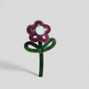 Gantungan Tas Bunga Tangkai Lucu | Kawat Bulu | Keychain Aesthetic