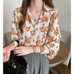 Floral Loose Vintage Design Blouse