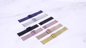 14/16/18/20/22mm Universal Milanese Watchband Quick Release Watch Band Mesh Stainless Steel Strap Wrist Belt Bracelet Silver