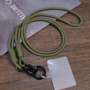 Braided Mobile Phone Lanyard Strap Hanging Chain Ring Cord with Patch Wrist Strap Cell Phone Holder Detachable Rope Keychain