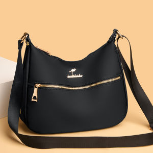 กระเป๋าผู้หญิงหนังแท้ Oxford Cloth กระเป๋าสะพายข้างแบบลำลองสำหรับคุณแม่และคุณยายในฤดูหนาว กระเป๋าสะพายไหล่ข้างเดียวแบบอเนกประสงค์