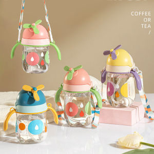 Baby Sippy Cup Spill-Proof Training Cup for Toddler Cute Kids Feeding Water Drinking Bottle