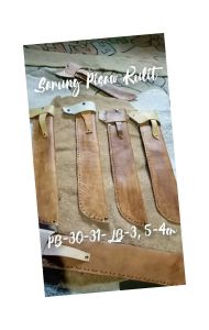 Sarung Pisau asli kulit P 23 - 27 - 33 cm