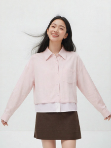 Semir | Oversized Faux Two Piece Stripe Gentle Shirt