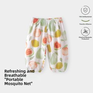 TONGLIANCHUXIN | Mosquito Repellent Bamboo Cotton Pants Lantern Style