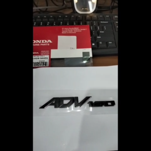 ORIMOTO-EMBLEM LOGO 3D SILVER GELAP ADV 160 HONDA 86835-K0W-NA0ZA ORIGINAL
