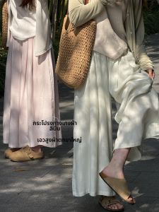 YISOF | For Petite Women Summer Lightweight Design Flax Culottes