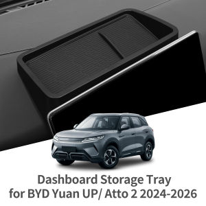 SMABEE for BYD Yuan UP Atto 2 2024-2026 Car Dashboard Storage Tray Display Screen Rear Storage Box Tray Organizer Accessories
