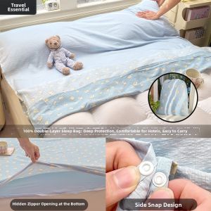 KAMONI | Double Layered Portable Travel Sleep Set Reusable