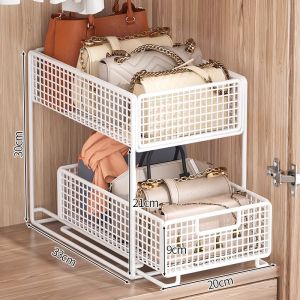 XUNHUAI | Layered Storage Closet Organizer Shelf