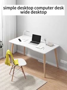 AIBM 80/100/120cm Nordic Study Table Laptop Home Office Desks Computer Modern Writing Table Simple Modern Learning Desk