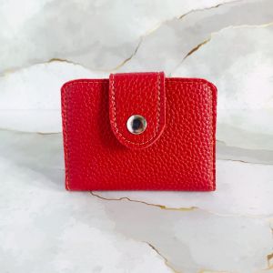 Dompet kartu wanita papirut motif kulit jeruk terbaru simple