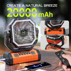 ZHUOLESHI | Outdoor Camping Long Battery Life Portable Rotatable Fan