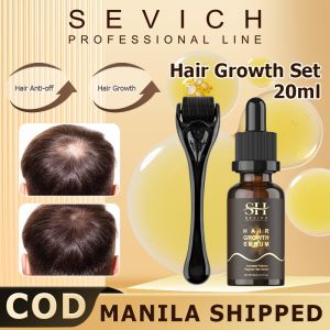SEVICH Roller For Hair Loss Beard Growth Hair Scalp Massager Helps absorb Hair Growth 30ml Beard Growth Roller Set
