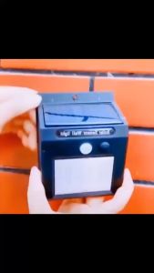 Lampu Dinding Solar Tembok Taman Led Sensor Cahaya Solar Tenaga Matahari Outdoor