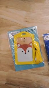 😀 ป้ายชื่อ DILOK ป้ายชื่อหนังพร้อมเชือก #HC16272 คละสี จำนวน 1แพ็ค พร้อมส่ง